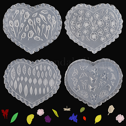 4шт 4-х видов силиконовых резных форм MRMJ-SC0001-47B-1