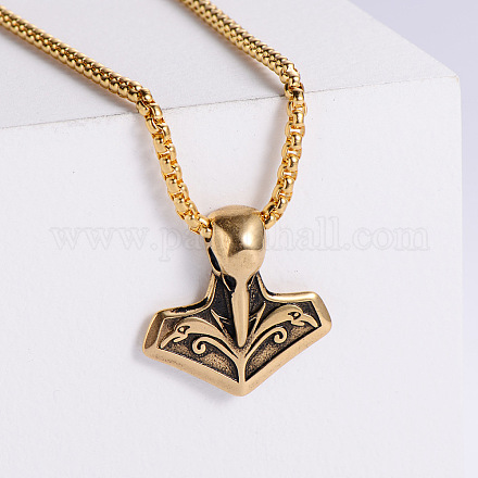 Мужское ожерелье с подвеской в стиле панк из нержавеющей стали 304 SZ0726-2-1