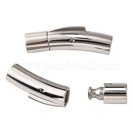 304 Stainless Steel Bayonet Clasps STAS-I013-5mm-1