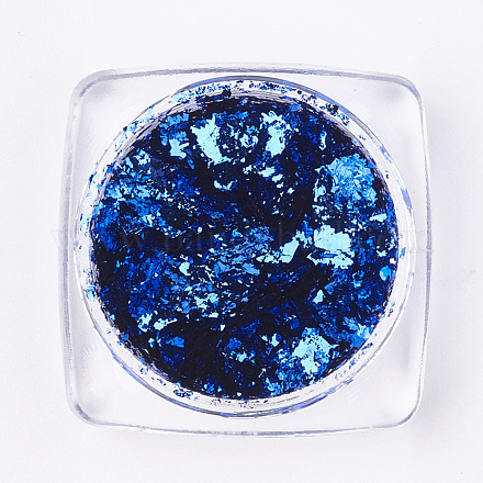 レインボーホイル  ネイルアートの装飾の付属品  ブルー  29.5x29.5x14.5mm MRMJ-S015-006A-1