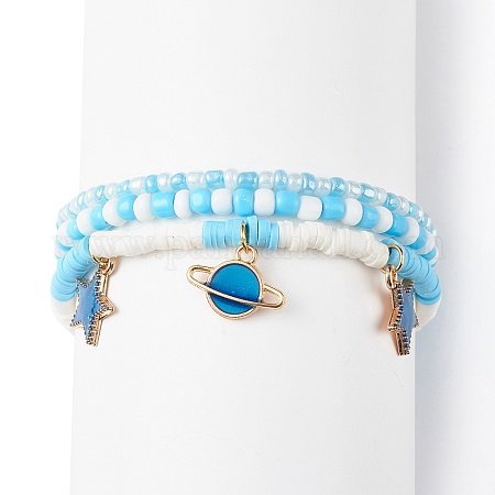 Chloe & Lex - Assorted Clay Bead Bracelets – VERUCASTYLE