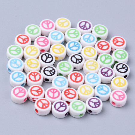 Wholesale Opaque White Acrylic Beads 