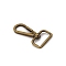 Alloy Swivel Clasps, Swivel Snap Hook, Antique Bronze, 58x32mm