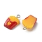 Opaque Resin Pendants, Imitation Food, French Fries Charm with Heart, with  Plated Iron Loops, Gold, 19x13x5mm, Hole: 2mm