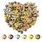 300Pcs 6 Styles CCB Plastic Beads, Mixed Color, 6x2mm, Hole: 1.8mm, 50pcs/style
