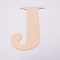 Unfinished Wood Shape, Customizable, Letter, Letter.J, 29.8x16.8x0.23cm