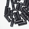 Synthetic Turquoise Beads, Dyed, No Hole/Undrilled, Column, Black, 8x2mm