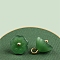 Resin Pendants, Seedpod of the Lotus, Imitation Jade, Green, 11x10mm