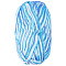 Acrylic Fiber Sewing Thread, Gradient Color, Blue, 3mm, about 218.72 Yards(200m)/Roll