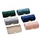 Arch Shaped Velvet Jewelry Set Storage Boxes, Travel Portable Jewelry Case, for Necklaces, Rings, Earrings and Pendants, Mixed Color, 10.2x5.5x3.45cm