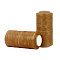2 Rolls Waxed Polyester Cord, Micro Macrame Cord, Waxed Sewing Thread, Flat, Dark Goldenrod, 0.8mm, about 284.33 yards(260m)/roll