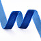 Velvet Ribbon, Single Side, for Gift Packing, Party Decoration, Medium Blue, 3/8 inch(10mm), about 50 Yards/Roll