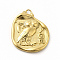 304 Stainless Steel Pendants, Athenian Tetradrachm Charms, Golden, 20.5x18.5x2.5mm, Hole: 1.8mm
