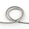 Faux Suede Cord Strands, Faux Suede Lace, Light Grey, 3x1.5mm, about 1.09 yards(1m)/strand
