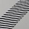 Polyester Ribbons, Stripe, Clothes Accessories, Black, 1-1/8 inch(29mm), about 92.96 Yards(85m)/Roll