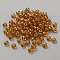 Transparent Acrylic Beads, Teardrop, Saddle Brown, 4x5mm, Hole: 1.2mm, 100pcs/set