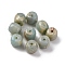 Acrylic Beads, Imitation Shoushan Beads, Column, Dark Sea Green, 8.5x9mm, Hole: 1.8mm, About: 943pcs/500g