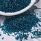 MIYUKI Delica Beads, Cylinder, Japanese Seed Beads, 11/0, (DB0788) Dyed Semi-Frosted Transparent Dark Teal, 1.3x1.6mm, Hole: 0.8mm, about 10000pcs/bag, 50g/bag