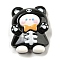 Halloween Theme Opaque Resin Decoden Cabochons, Bear, 26x20x7mm