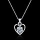Trendy 925 Sterling Silver Pendant Necklaces NJEW-BB22410-8