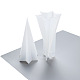 2 Stück DIY sechsseitige Pyramide Aromatherapie Kerze Silikon & Kunststoff Formsätze X-DIY-F048-06-4