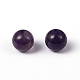 Natural Amethyst Round Beads X-G-L170-8mm-01-2