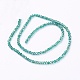 Electroplate Glass Beads Strands X-EGLA-R048-3mm-18-2