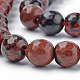 Natur Mahagoni Obsidian Perlen Stränge G-Q462-93-8mm-3