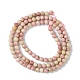 Chapelets de perles en rhodonite naturelle G-F748-U01-03-3