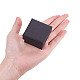 Benecreat 24 confezione 4.3x4.3x3.3 cm scatola anello nera scatola quadrata scatola di gioielli in cartone nero scatola regalo samll con velluto riempito per la festa CBOX-BC0001-13A-4