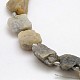 Natural Raw Rough Gemstone Labradorite Beads Strands G-L159-11-2