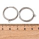 201 фурнитура для сережек-колец из нержавеющей стали STAS-D379-05A-P-3