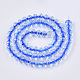 Transparent Spray Painted Glass Beads Strands DGLA-T001-002B-2