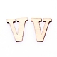 Cinese in legno di ciliegio lettera a ~ z DIY-WH0204-31-2