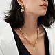 16 pièces 8 styles pendentifs en alliage strass&nbsp;ALRI-CJ0001-06-8