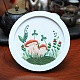 DIY Mushroom Pattern Embroidery Starter Kits DIY-L068-01D-1