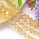Faceted Polyhedron Imitation Austrian Crystal Bead Strands G-M183-10mm-28A-1