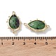 Natural Ruby in Zoisite Connector Charms G-G012-05G-22-4