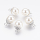 Alliage pendentifs de perles acrylique PALLOY-G196-14AS-2