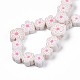 Chapelets de perle en pâte polymère manuel X-CLAY-N011-48A-15-4