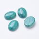 Cabochons turquoise vert synthétique G-F501-01-13x18mm-1