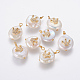 Colgantes naturales de perlas cultivadas de agua dulce PEAR-F014-03G-D-1