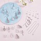 DIY Cage Charm Necklace Earring Making Finding Kit DIY-SZ0009-18-1
