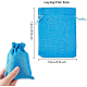 BENECREAT 25PCS Burlap Bags with Drawstring Gift Bags Jewelry Pouch for Wedding Party Treat and DIY Craft - 5.5 x 3.9 Inch ABAG-BC0001-11-2