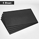 BENECREAT 5 Sheets 3mm Black Foam Boards A4 Black Foam Rubber DIY-BC0004-67C-3