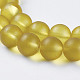 Frosted Glass Bead Strands G07HW057-3