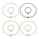Yilisi 8pcs 8 style 304 chaînes figaro en acier inoxydable colliers et bracelets SJEW-YS0001-02-2