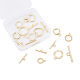 22 Sets 11 Style Alloy Toggle Clasps FIND-PJ0001-10-4