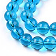 Transparent Glass Beads Strands GLAA-T032-T10mm-06-3