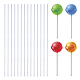 SUPERFINDINGS About 200Pcs Acrylic Dowel Rods Clear Lollipop Sticks 25.1x0.3cm Cake Topper Sticks for Candy Dessert Chocolate Handmade DIY Crafts TOOL-FH0001-47-1